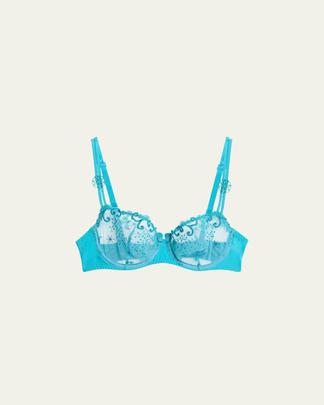 Delice Embroidered Demi Bra